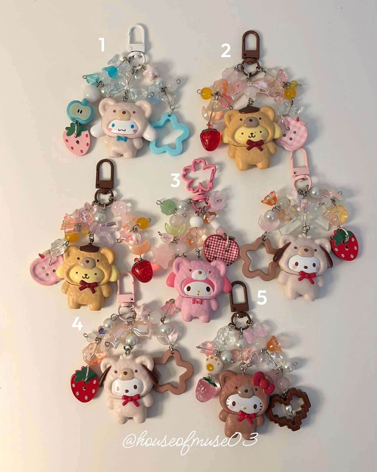 Sanrio keychains