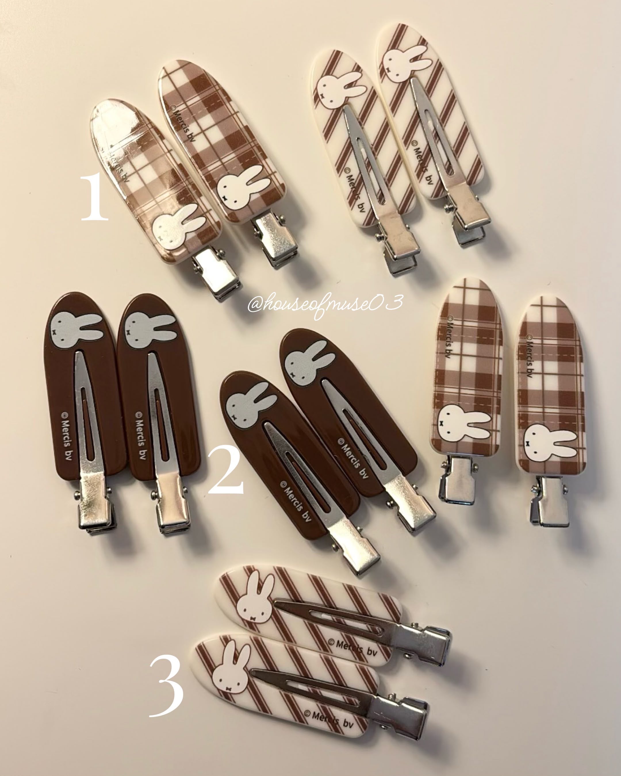 Miffy Hairclips
