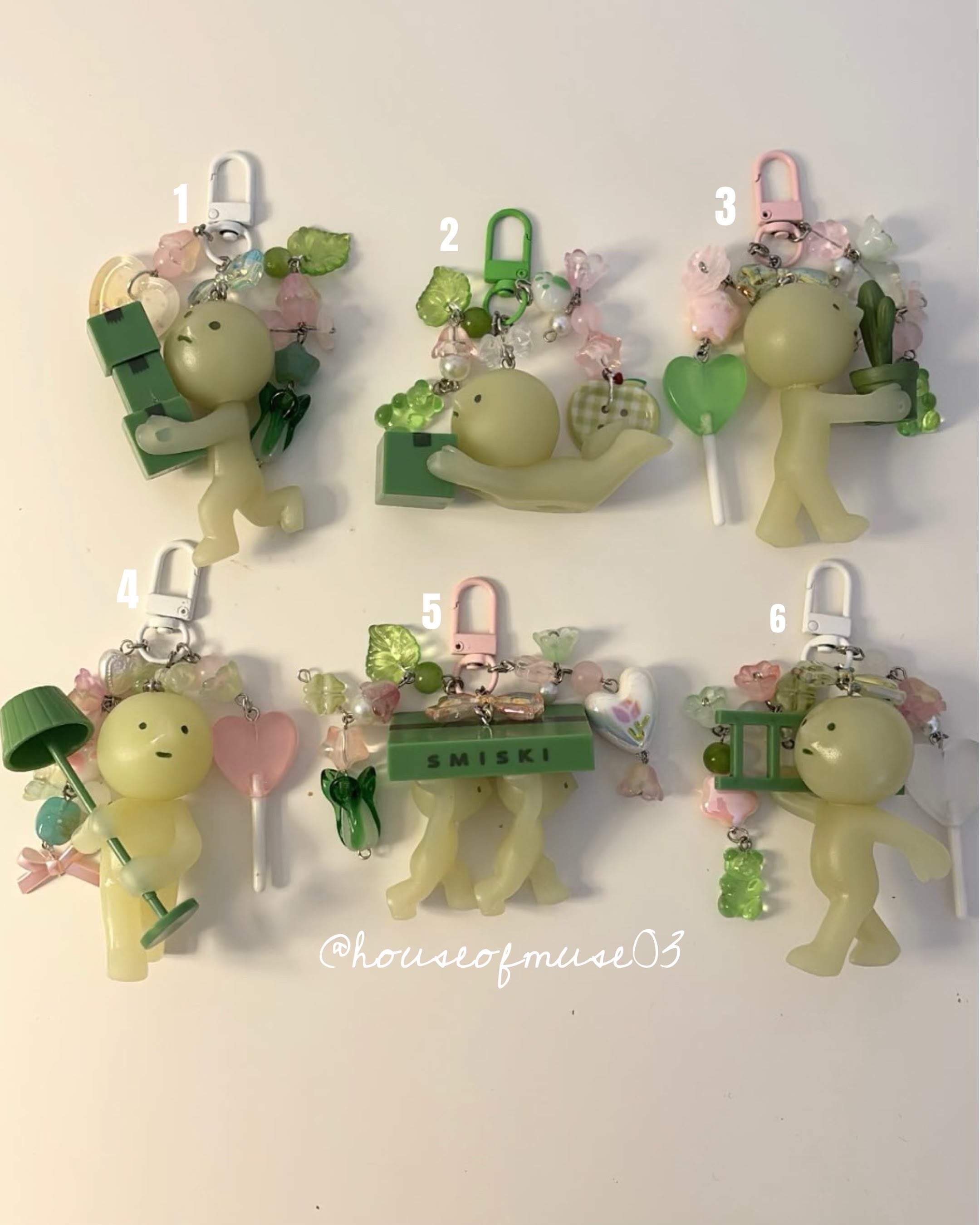 Smiski Keychains