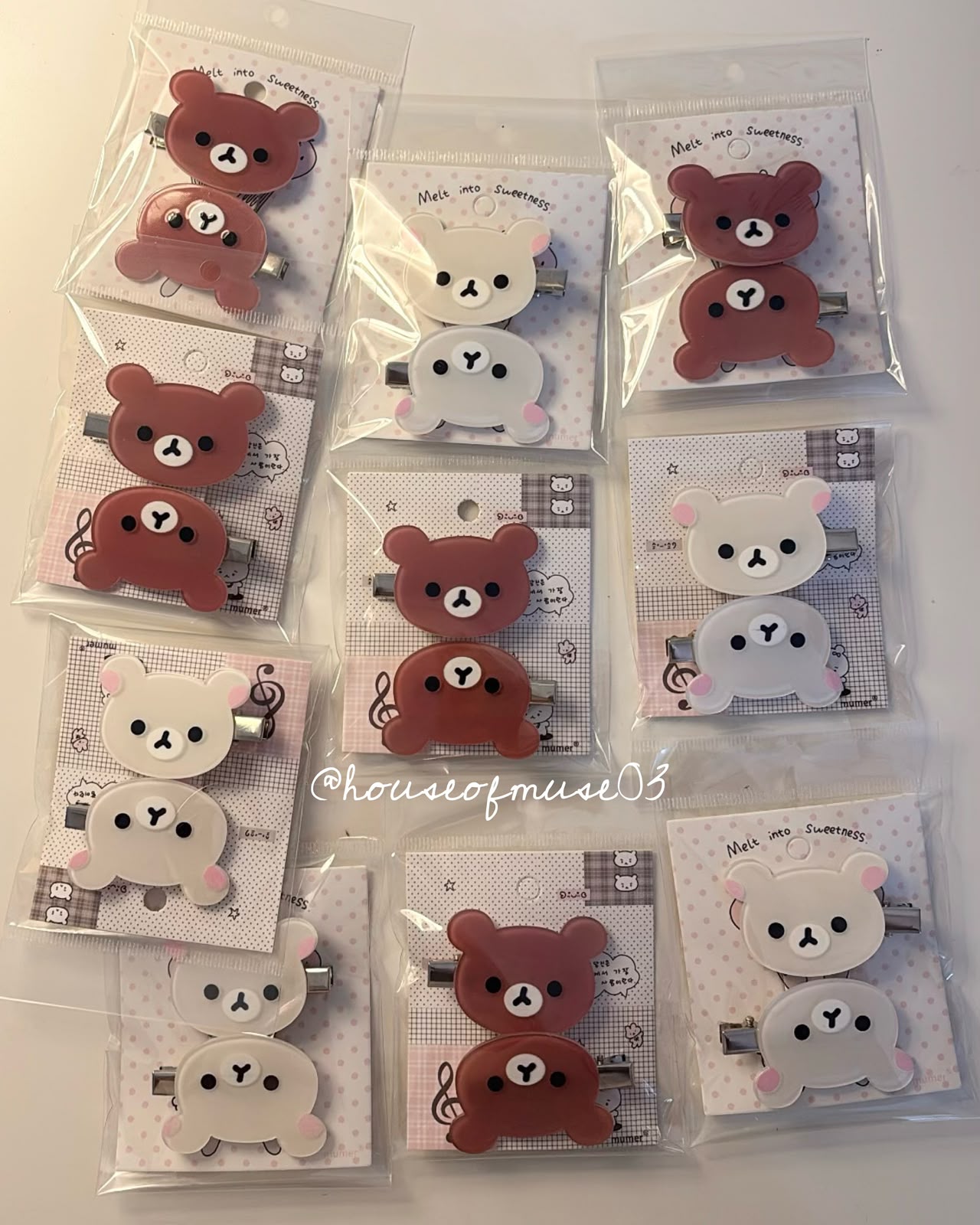 Rilakkuma Hairclips
