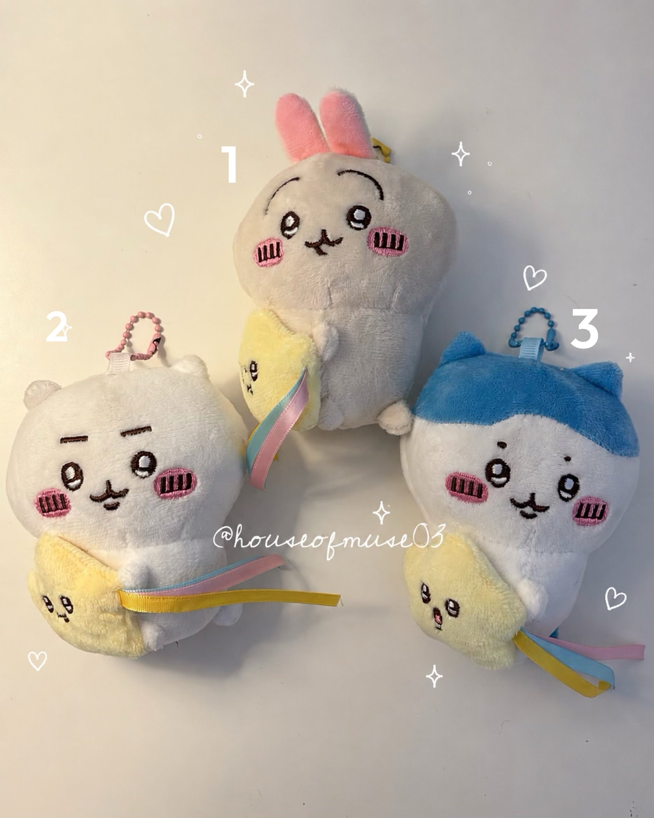 Chiikawa keychains
