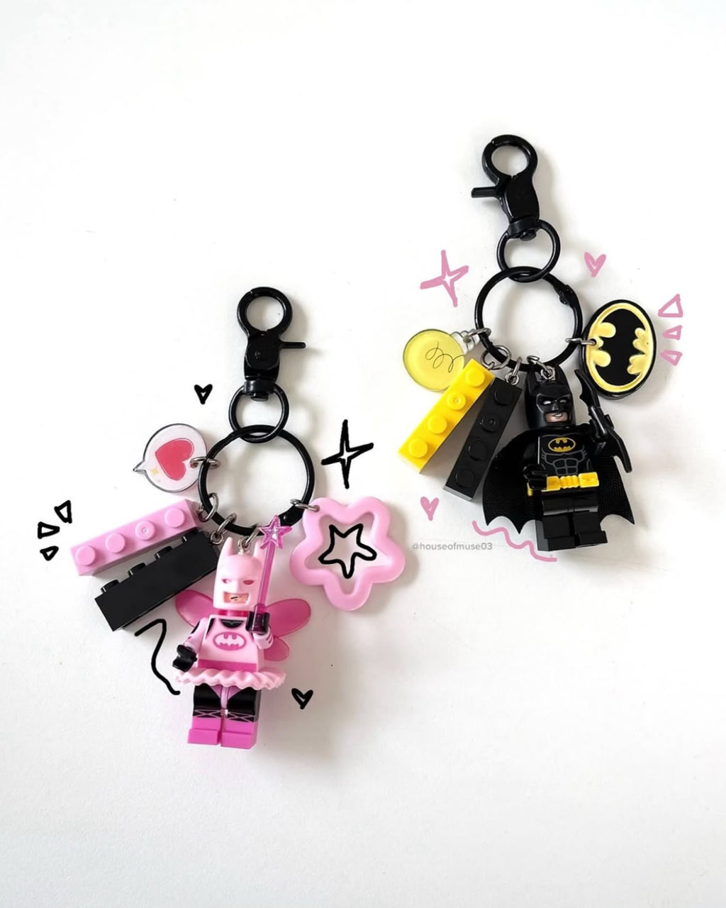 Batman Keychain pair
